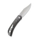 CIVIVI Appalachian Drifter II Front Flipper Knife Micarta & Carbon Fiber Handle (2.96" Nitro - V Blade) C19010C - 4 - CIVIVI