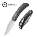 CIVIVI Appalachian Drifter II Front Flipper Knife Micarta & Carbon Fiber Handle (2.96" Nitro - V Blade) C19010C - 4 - CIVIVI