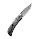 CIVIVI Appalachian Drifter Slip Joint Knife G10 & Carbon Fiber Handle (2.96" Damascus Blade) C2015DS - 1 - CIVIVI