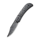 CIVIVI Appalachian Drifter Slip Joint Knife G10 & Carbon Fiber Handle (2.96" Damascus Blade) C2015DS - 1 - CIVIVI