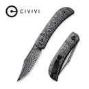 CIVIVI Appalachian Drifter Slip Joint Knife G10 & Carbon Fiber Handle (2.96" Damascus Blade) C2015DS - 1 - CIVIVI