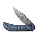 CIVIVI Appalachian Drifter Slip Joint Knife G10 & Carbon Fiber Handle (2.96" Damascus Blade) C2015DS - 2 - CIVIVI