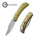 CIVIVI Appalachian Drifter Slip Joint Knife Micarta Handle (2.96" CPM S35VN Blade) C2015B - CIVIVI