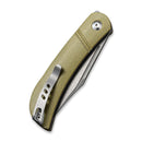 CIVIVI Appalachian Drifter Slip Joint Knife Micarta Handle (2.96" CPM S35VN Blade) C2015B - CIVIVI
