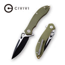 CIVIVI Aquila Flipper & Thumb Hole Knife G10 Handle (3.45" VG - 10 Blade) C805A - CIVIVI