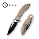 CIVIVI Aquila Flipper & Thumb Hole Knife G10 Handle (3.45" VG - 10 Blade) C805C - CIVIVI