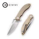 CIVIVI Aquila Flipper & Thumb Hole Knife G10 Handle (3.45" VG - 10 Blade) C805D - CIVIVI