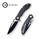 CIVIVI Aquila Flipper & Thumb Hole Knife G10 Handle (3.45" VG - 10 Blade) C805E - CIVIVI