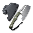 CIVIVI Aratra Fixed Blade Knife G10 Handle (7.32" D2 Blade) C21041 - 2 - CIVIVI