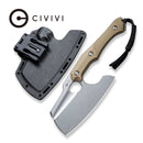 CIVIVI Aratra Fixed Blade Knife G10 Handle (7.32" D2 Blade) C21041 - 3 - CIVIVI