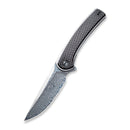 CIVIVI Asticus Flipper Knife Carbon Fiber & G10 Handle (3.80" Damascus Blade) C2002DS - 1 - CIVIVI