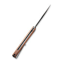 CIVIVI Asticus Flipper Knife Copper Handle (3.80" D2 Blade) C2002F - CIVIVI