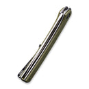 CIVIVI Asticus Flipper Knife G10 Handle (3.80" D2 Blade) C2002A - CIVIVI