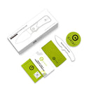 CIVIVI Baby Banter Fixed Blade - Jump Edition Red / White / Blue G10 Handle (2.39" Gray Stonewashed Nitro - V Blade) C23045A - 1, With 1PC Red Lanyard, Plain Bead Chain, Black Kydex Sheath & Clip - CIVIVI