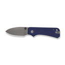 CIVIVI Baby Banter Slip Joint Thumb Stud Knife Blue G10 Handle (2.34" Gray Stonewashed Nitro - V Blade) C25066A - 1 - CIVIVI