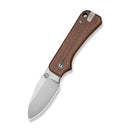 CIVIVI Baby Banter Slip Joint Thumb Stud Knife Guibourtia Wood Handle (2.34" Satin Finished Nitro - V Blade) C25066A - 2 - CIVIVI