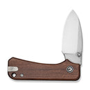 CIVIVI Baby Banter Slip Joint Thumb Stud Knife Guibourtia Wood Handle (2.34" Satin Finished Nitro - V Blade) C25066A - 2 - CIVIVI