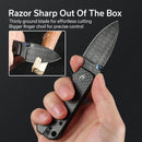 CIVIVI Baby Banter Thumb Stud Knife Carbon Fiber & G10 Handle (2.34" Damascus Blade) C19068S-DS1 - CIVIVI