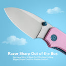 CIVIVI Baby Banter Thumb Stud Knife G10 Handle (2.34" Nitro - V Blade) C19068S - 10 - CIVIVI