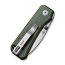 CIVIVI Baby Banter Thumb Stud Knife Micarta Handle (2.34" Nitro - V Blade) C19068SB - 1 - CIVIVI