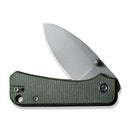 CIVIVI Baby Banter Thumb Stud Knife Micarta Handle (2.34" Nitro - V Blade) C19068SB - 1 - CIVIVI