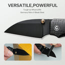 CIVIVI Baby Banter Wharncliffe Thumb Stud Knife Micarta Handle (2.32" Nitro - V Blade) C19068SC - 1 - CIVIVI