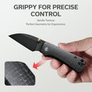 CIVIVI Baby Banter Wharncliffe Thumb Stud Knife Micarta Handle (2.32" Nitro - V Blade) C19068SC - 1 - CIVIVI