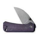 CIVIVI Baby Banter Wharncliffe Thumb Stud Knife Micarta Handle (2.32" Nitro - V Blade) C19068SC - 2 - CIVIVI