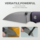 CIVIVI Baby Banter Wharncliffe Thumb Stud Knife Micarta Handle (2.32" Nitro - V Blade) C19068SC - 2 - CIVIVI