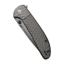 CIVIVI Badlands Vagabond Flipper & Thumb Stud Knife Carbon Fiber Handle (3.25" Damascus Blade) C2019DS - 1 - CIVIVI