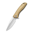 CIVIVI Baklash Flipper Knife Brass Handle (3.5" 154CM Blade) C801J - CIVIVI