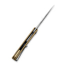 CIVIVI Baklash Flipper Knife Brass Handle (3.5" 154CM Blade) C801J - CIVIVI