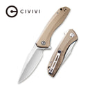 CIVIVI Baklash Flipper Knife G10 Handle (3.5" 9Cr18MoV Blade) C801B - CIVIVI