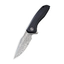 CIVIVI Baklash Flipper Knife G10 Handle (3.5" Damascus Blade) C801DS - CIVIVI