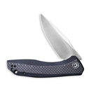 CIVIVI Baklash Flipper Knife G10 & Carbon Fiber Handle (3.5" 9Cr18MoV Blade) C801D - CIVIVI
