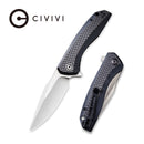 CIVIVI Baklash Flipper Knife G10 & Carbon Fiber Handle (3.5" 9Cr18MoV Blade) C801D - CIVIVI