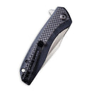 CIVIVI Baklash Flipper Knife G10 & Carbon Fiber Handle (3.5" 9Cr18MoV Blade) C801D - CIVIVI