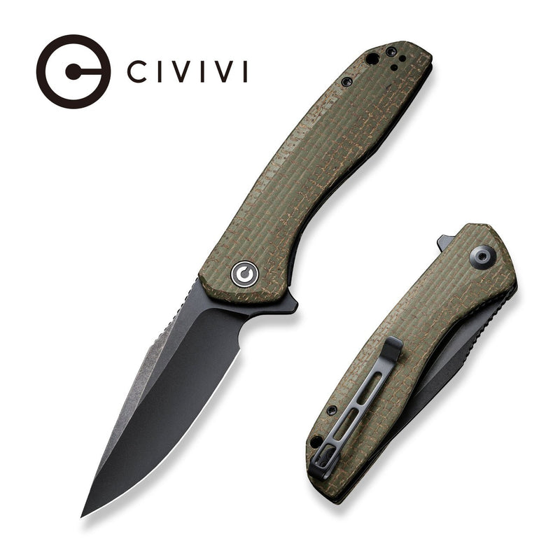 CIVIVI Baklash EDC Knife - Micarta Handle 9Cr18MoV Blade – CIVIVI