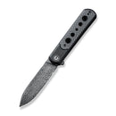 CIVIVI Banneret Flipper Knife Stainless Steel & G10 & Carbon Fiber Handle (3.48" Damascus Blade) C20040D - DS1 - CIVIVI