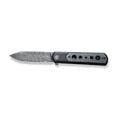 CIVIVI Banneret Flipper Knife Stainless Steel & G10 & Carbon Fiber Handle (3.48" Damascus Blade) C20040D - DS1 - CIVIVI