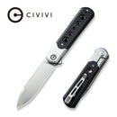 CIVIVI Banneret Flipper Knife Stainless Steel & G10 Handle (3.48" Nitro - V Blade) C20040D - 2 - CIVIVI