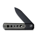 CIVIVI Banneret Flipper Knife Stainless Steel & Micarta Handle (3.48" Nitro - V Blade) C20040D - 1 - CIVIVI