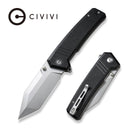 CIVIVI Bhaltair Flipper & Thumb Stud Knife G10 Handle (3.98" 14C28N Blade) C23024 - 1 - CIVIVI