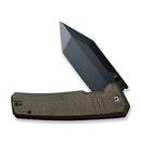 CIVIVI Bhaltair Flipper & Thumb Stud Knife Micarta Handle (3.98" 14C28N Blade) C23024 - 3 - CIVIVI