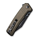 CIVIVI Bhaltair Flipper & Thumb Stud Knife Micarta Handle (3.98" 14C28N Blade) C23024 - 3 - CIVIVI