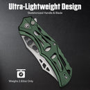 CIVIVI Biophase Flipper & Button Lock Knife Aluminum Handle (3.48" Nitro - V Blade) C23083 - 1