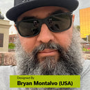 CIVIVI Bluetick Flipper Knife Carbon Fiber Overlay On Black G10 Handle (3.47" Damascus Blade) C23050 - DS2