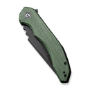 CIVIVI Bluetick Flipper Knife Micarta Handle (3.47" 14C28N Blade) C23050 - 3 - CIVIVI