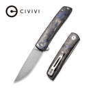 CIVIVI Bo Flipper Knife Carbon Fiber Handle (2.92'' Nitro - V Blade) C20009B - A - CIVIVI