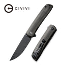 CIVIVI Bo Flipper Knife Micarta Handle (2.92" Nitro - V Blade) C20009B - 6 - CIVIVI